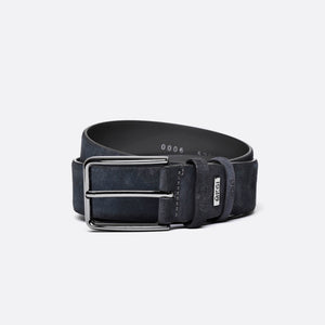 Milo - Dark Grey Suede - Belt - Men - Austrich