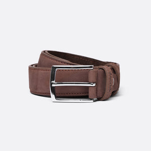 Telly - Brown Soft Suede - Belt - Men - Austrich