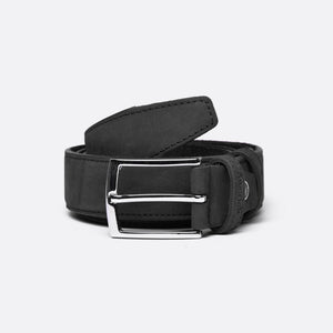 Telly - Black Soft Suede - Belt - Men - Austrich